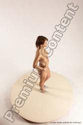 Nude Woman White Standing poses - ALL Slim medium brown Standing poses - simple Multi angle poses Pinup