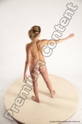 Nude Woman White Standing poses - ALL Slim long blond Standing poses - simple Multi angle poses Pinup