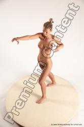 Nude Woman White Standing poses - ALL Slim long blond Standing poses - simple Multi angle poses Pinup