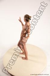 Nude Woman White Standing poses - ALL Slim long blond Standing poses - simple Multi angle poses Pinup