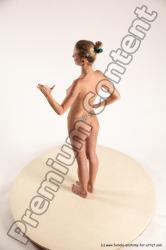 Nude Woman White Standing poses - ALL Slim long blond Standing poses - simple Multi angle poses Pinup