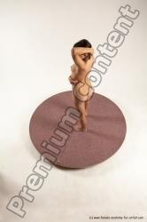 Nude Woman White Standing poses - ALL Slim short brown Standing poses - simple Multi angle poses Pinup