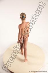 Nude Woman White Standing poses - ALL Slim long blond Standing poses - simple Multi angle poses Pinup