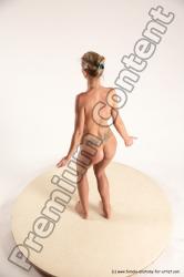 Nude Woman White Standing poses - ALL Slim short blond Standing poses - simple Multi angle poses Pinup