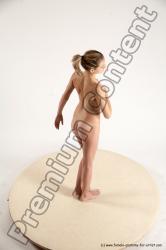 Nude Woman White Standing poses - ALL Slim medium blond Standing poses - simple Multi angle poses Pinup