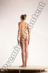 Nude Woman White Standing poses - ALL Slim medium blond Standing poses - simple Multi angle poses Pinup