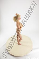 Nude Woman White Standing poses - ALL Slim long blond Standing poses - simple Multi angle poses Pinup