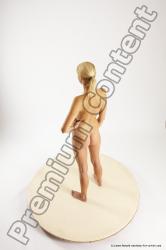 Nude Woman White Standing poses - ALL Slim long blond Standing poses - simple Multi angle poses Pinup