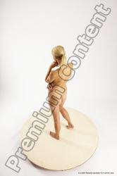 Nude Woman White Standing poses - ALL Slim long blond Standing poses - simple Multi angle poses Pinup