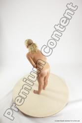 Nude Woman White Standing poses - ALL Slim long blond Standing poses - simple Multi angle poses Pinup