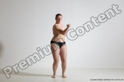 Nude Martial art Woman White Standing poses - ALL Average medium colored Standing poses - simple Dynamic poses Pinup