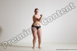 Nude Martial art Woman White Standing poses - ALL Average medium colored Standing poses - simple Dynamic poses Pinup