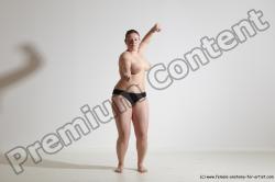 Nude Martial art Woman White Standing poses - ALL Average medium colored Standing poses - simple Dynamic poses Pinup