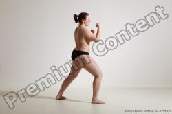 Nude Martial art Woman White Standing poses - ALL Average medium colored Standing poses - simple Dynamic poses Pinup