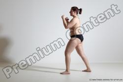 Nude Martial art Woman White Standing poses - ALL Average medium colored Standing poses - simple Dynamic poses Pinup