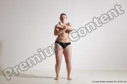 Nude Martial art Woman White Standing poses - ALL Average medium colored Standing poses - simple Dynamic poses Pinup