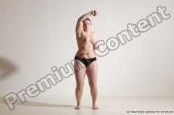 Nude Martial art Woman White Standing poses - ALL Average medium colored Standing poses - simple Dynamic poses Pinup