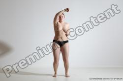 Nude Martial art Woman White Standing poses - ALL Average medium colored Standing poses - simple Dynamic poses Pinup