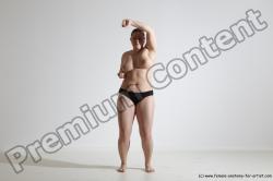 Nude Martial art Woman White Standing poses - ALL Average medium colored Standing poses - simple Dynamic poses Pinup