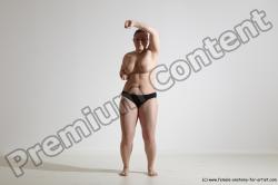 Nude Martial art Woman White Standing poses - ALL Average medium colored Standing poses - simple Dynamic poses Pinup