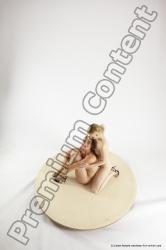 Nude Woman - Woman White Standing poses - ALL Slim long blond Standing poses - simple Multi angle poses Pinup