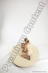 Nude Woman - Woman White Standing poses - ALL Slim long blond Standing poses - simple Multi angle poses Pinup