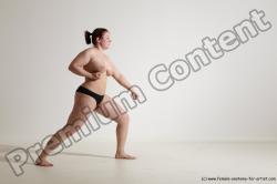 Nude Martial art Woman White Standing poses - ALL Average medium colored Standing poses - simple Dynamic poses Pinup