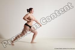 Nude Martial art Woman White Standing poses - ALL Average medium colored Standing poses - simple Dynamic poses Pinup