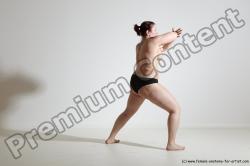 Nude Martial art Woman White Standing poses - ALL Average medium colored Standing poses - simple Dynamic poses Pinup