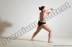 Nude Martial art Woman White Standing poses - ALL Average medium colored Standing poses - simple Dynamic poses Pinup