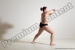 Nude Martial art Woman White Standing poses - ALL Average medium colored Standing poses - simple Dynamic poses Pinup