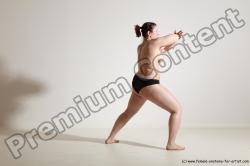 Nude Martial art Woman White Standing poses - ALL Average medium colored Standing poses - simple Dynamic poses Pinup