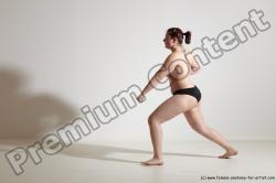 Nude Martial art Woman White Standing poses - ALL Average medium colored Standing poses - simple Dynamic poses Pinup