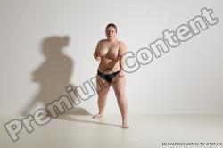 Nude Martial art Woman White Standing poses - ALL Average medium colored Standing poses - simple Dynamic poses Pinup