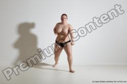 Nude Martial art Woman White Standing poses - ALL Average medium colored Standing poses - simple Dynamic poses Pinup