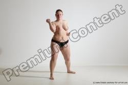 Nude Martial art Woman White Standing poses - ALL Average medium colored Standing poses - simple Dynamic poses Pinup