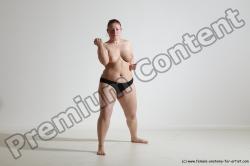 Nude Martial art Woman White Standing poses - ALL Average medium colored Standing poses - simple Dynamic poses Pinup