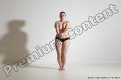 Nude Martial art Woman White Standing poses - ALL Average medium colored Standing poses - simple Dynamic poses Pinup