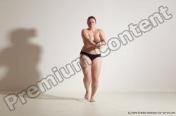 Nude Martial art Woman White Standing poses - ALL Average medium colored Standing poses - simple Dynamic poses Pinup