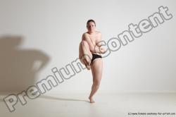 Nude Martial art Woman White Standing poses - ALL Average medium colored Standing poses - simple Dynamic poses Pinup