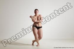 Nude Martial art Woman White Standing poses - ALL Average medium colored Standing poses - simple Dynamic poses Pinup