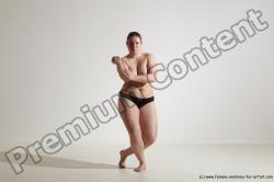 Nude Martial art Woman White Standing poses - ALL Average medium colored Standing poses - simple Dynamic poses Pinup