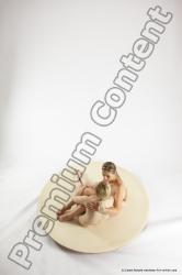 Nude Woman - Woman White Sitting poses - ALL Slim long blond Sitting poses - simple Multi angle poses Pinup