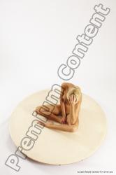 Nude Woman White Sitting poses - ALL Slim long blond Sitting poses - simple Multi angle poses Pinup