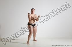 Nude Martial art Woman White Standing poses - ALL Average medium colored Standing poses - simple Dynamic poses Pinup