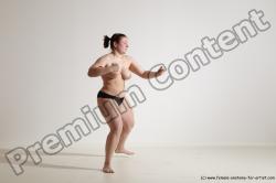 Nude Martial art Woman White Standing poses - ALL Average medium colored Standing poses - simple Dynamic poses Pinup