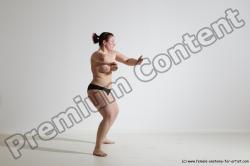 Nude Martial art Woman White Standing poses - ALL Average medium colored Standing poses - simple Dynamic poses Pinup