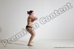 Nude Martial art Woman White Standing poses - ALL Average medium colored Standing poses - simple Dynamic poses Pinup