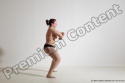 Nude Martial art Woman White Standing poses - ALL Average medium colored Standing poses - simple Dynamic poses Pinup