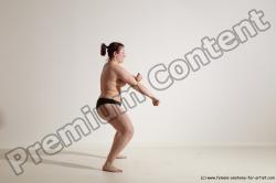 Nude Martial art Woman White Standing poses - ALL Average medium colored Standing poses - simple Dynamic poses Pinup